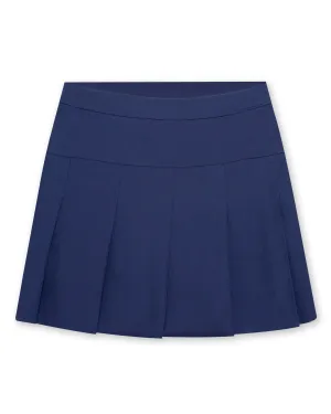 Martina Skort - New Indigo Water resistant coating Organic Cotton
