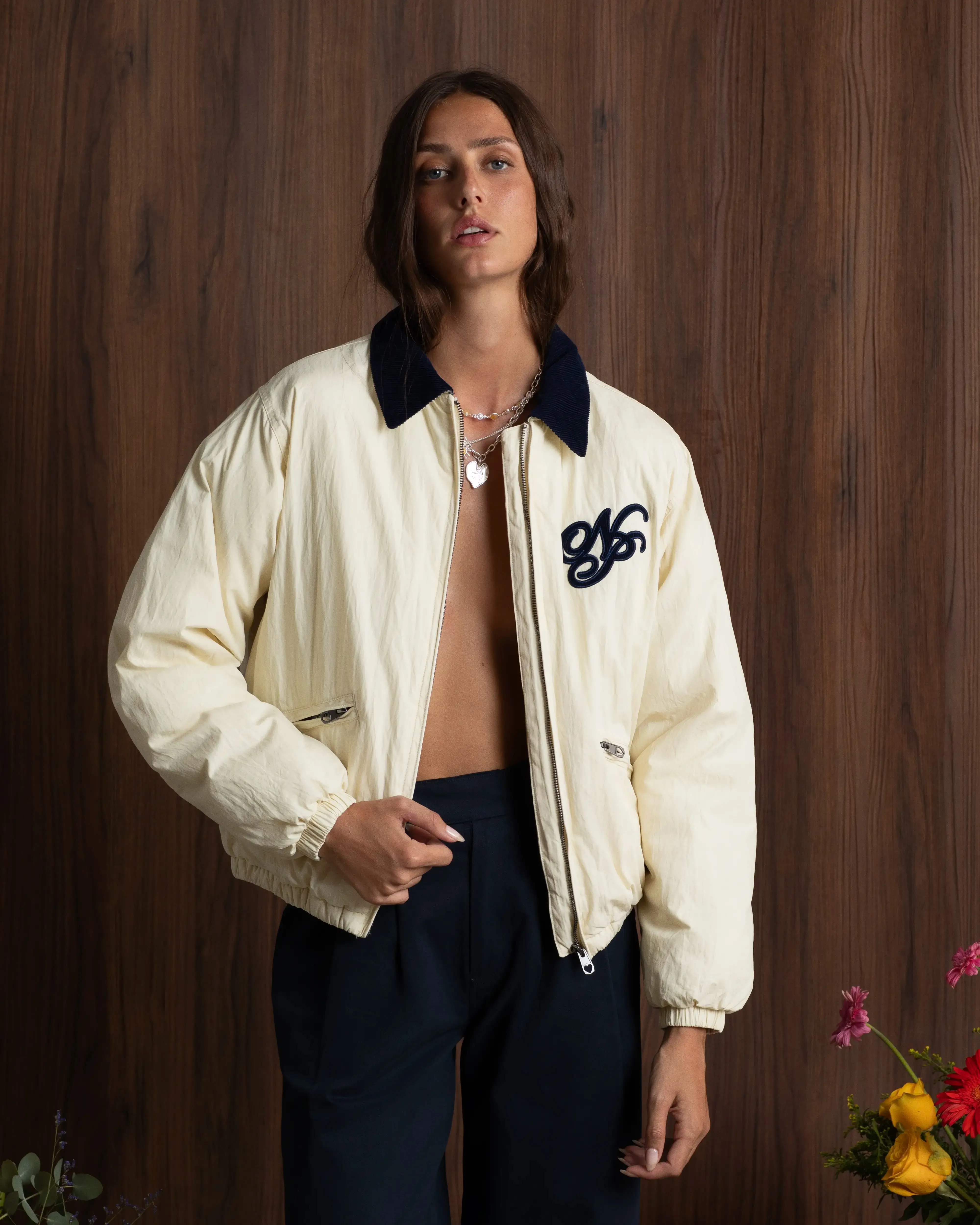 Matencio Jacket Off-White ScratchResistant Zippers EcoFriendlyInsulation