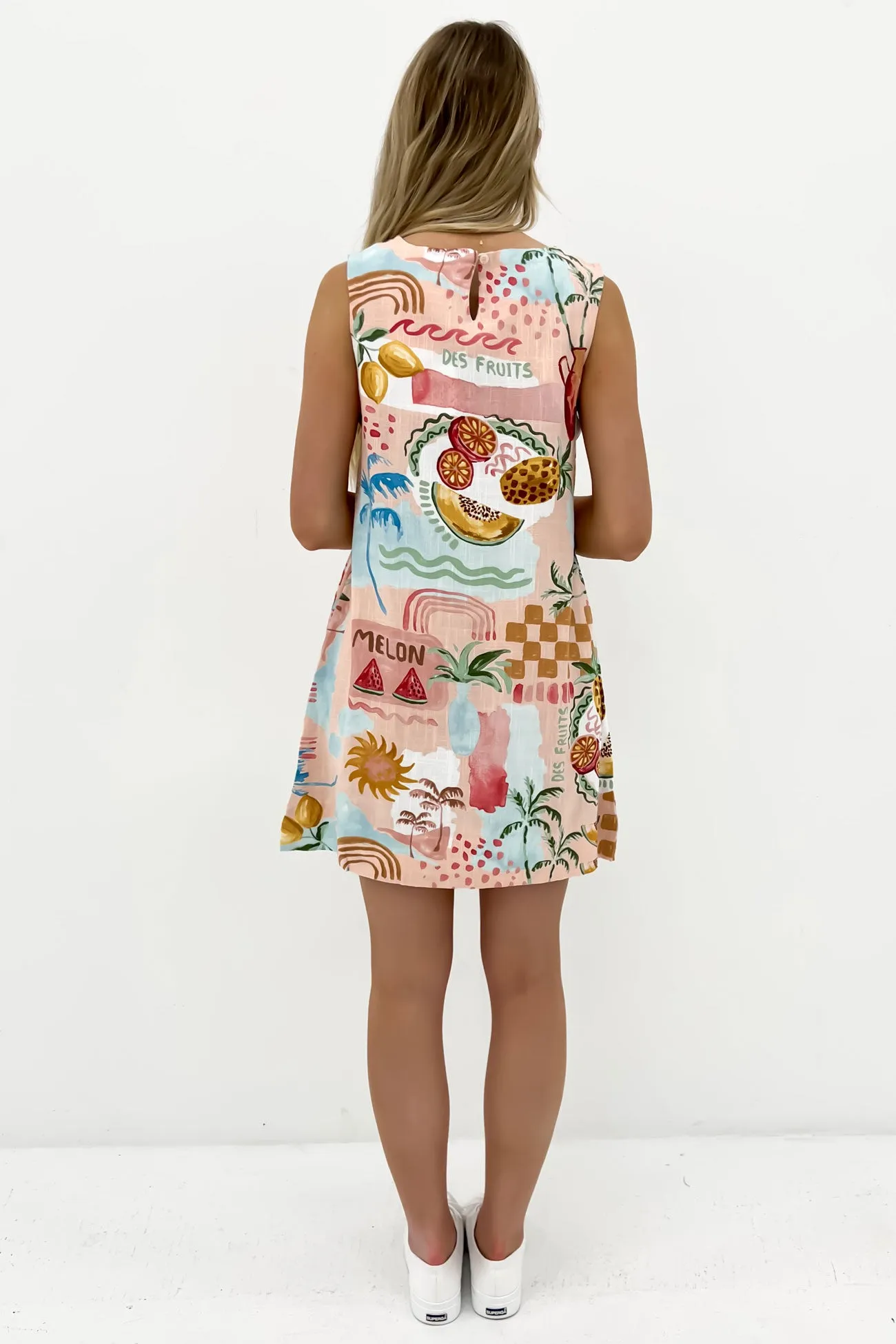 Stain-Guard-Finish Matthew Mini Dress Summer Haze