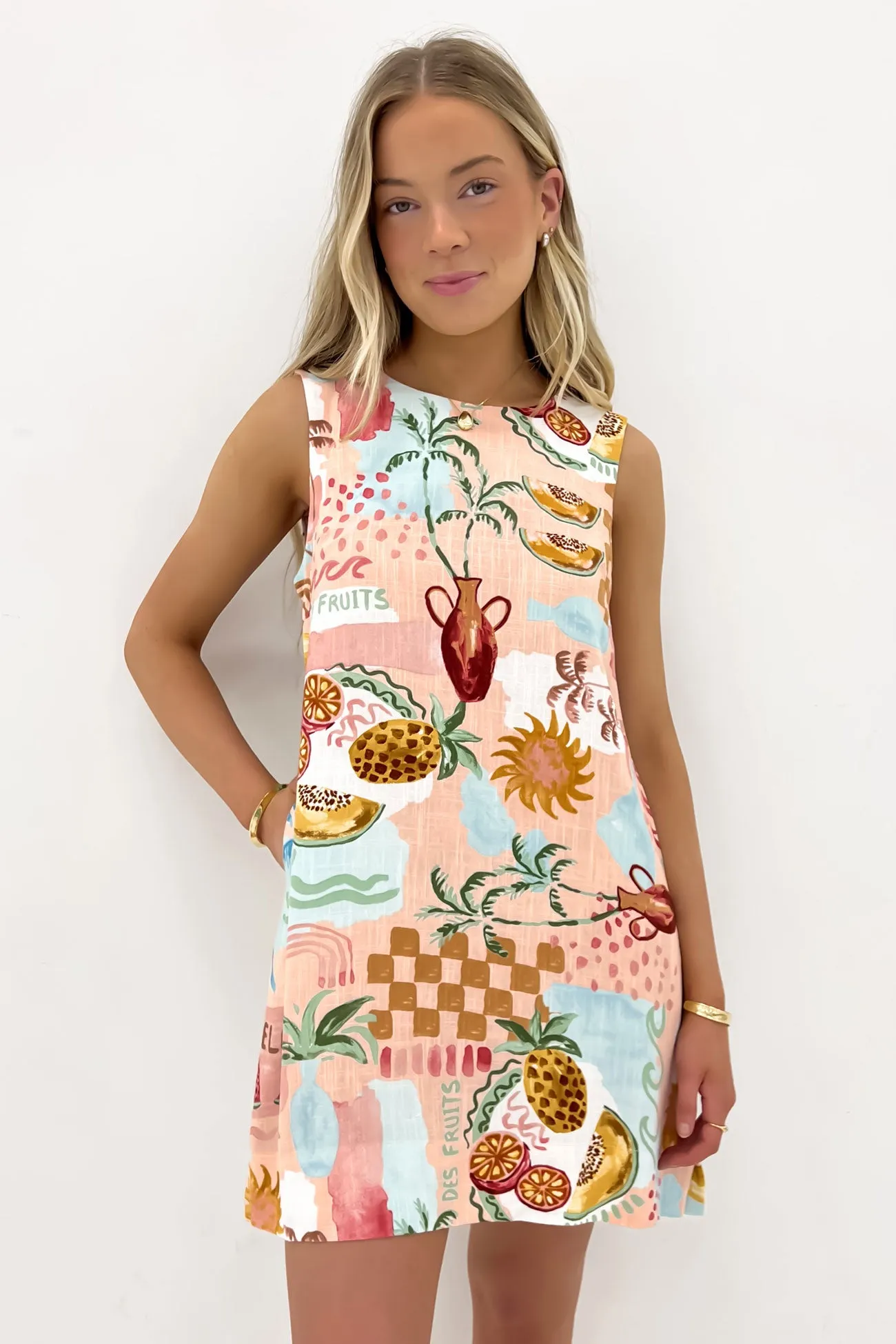 Matthew Mini Dress Summer Haze Ombre-Effect
