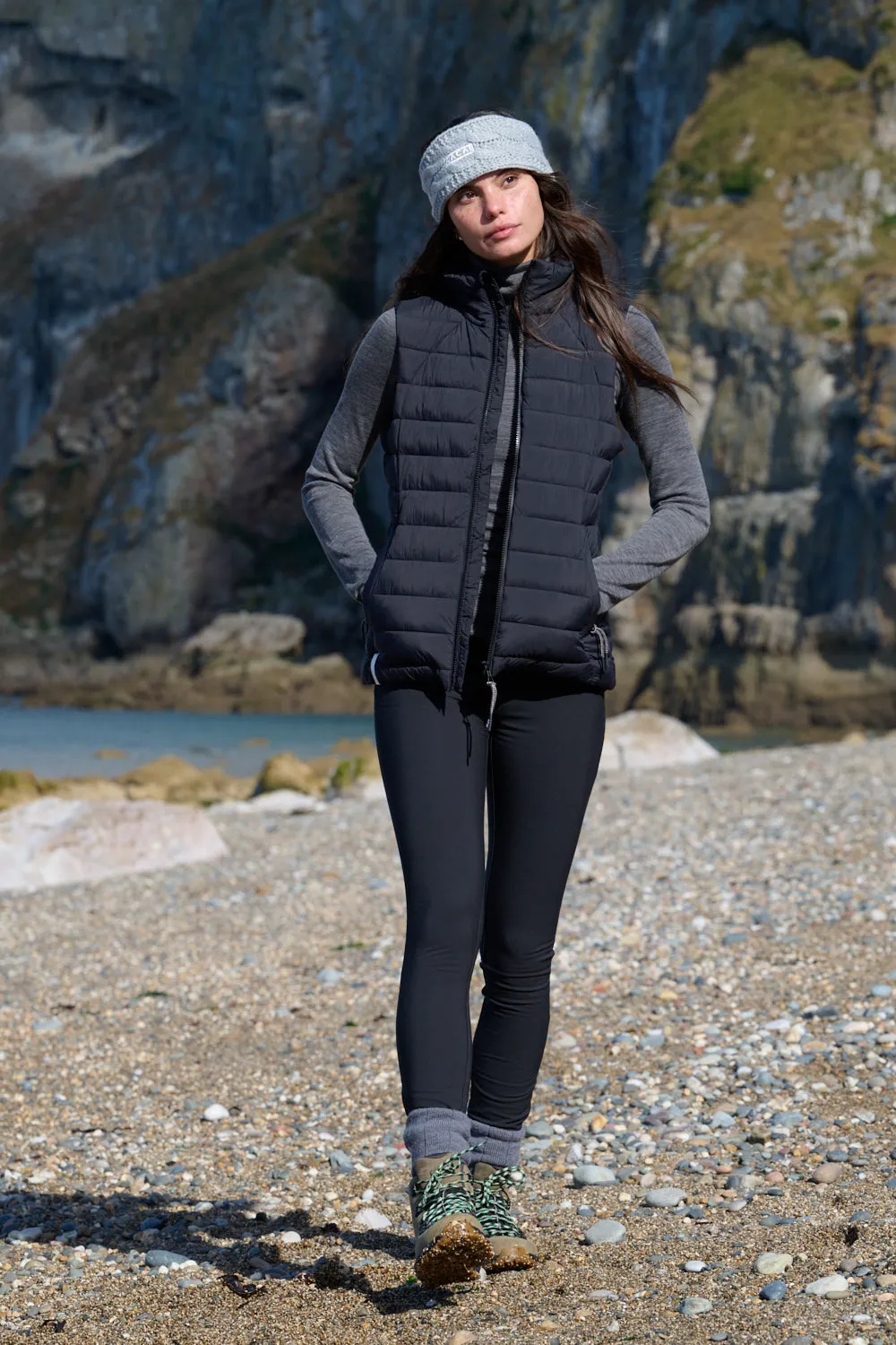 Casual Flex Easy Wear MAX Stretch Thermal Skinny Outdoor Trousers - Black