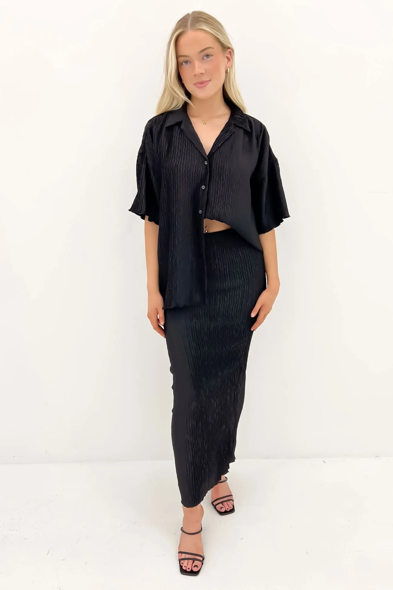 Modest Wear Maxinne Maxi Skirt Black