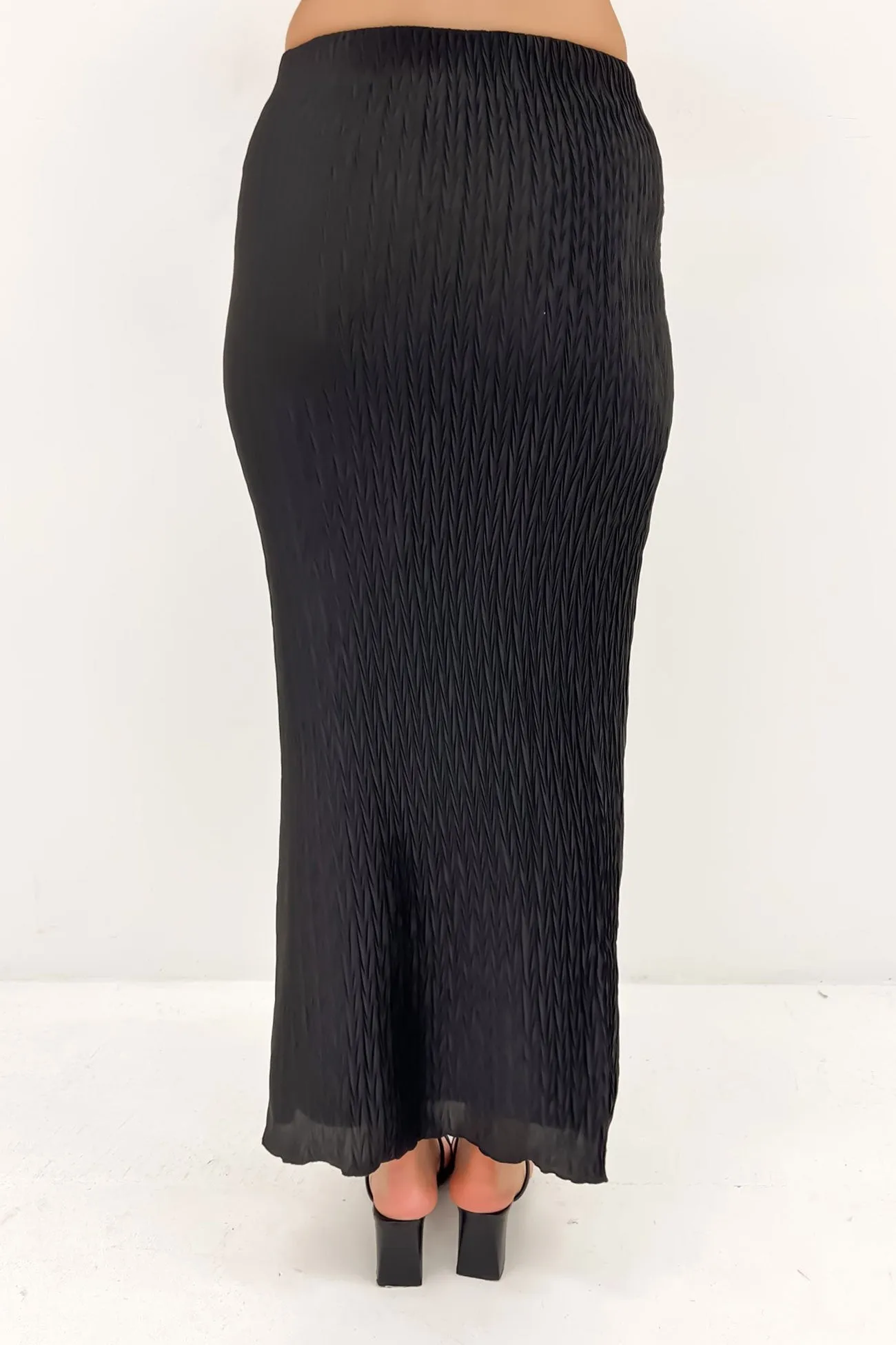 Formal Event Hip Skimming Maxinne Maxi Skirt Black