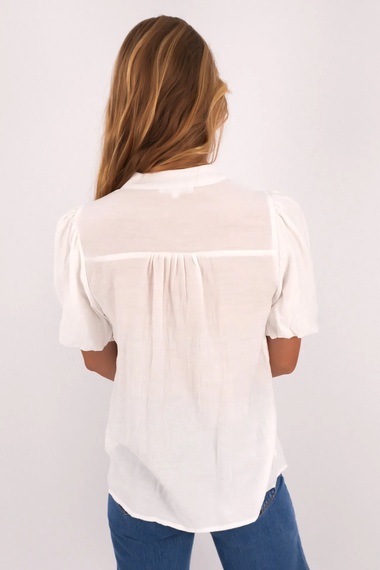 Mayflower Blouse Ivory Quick Dry Wear
