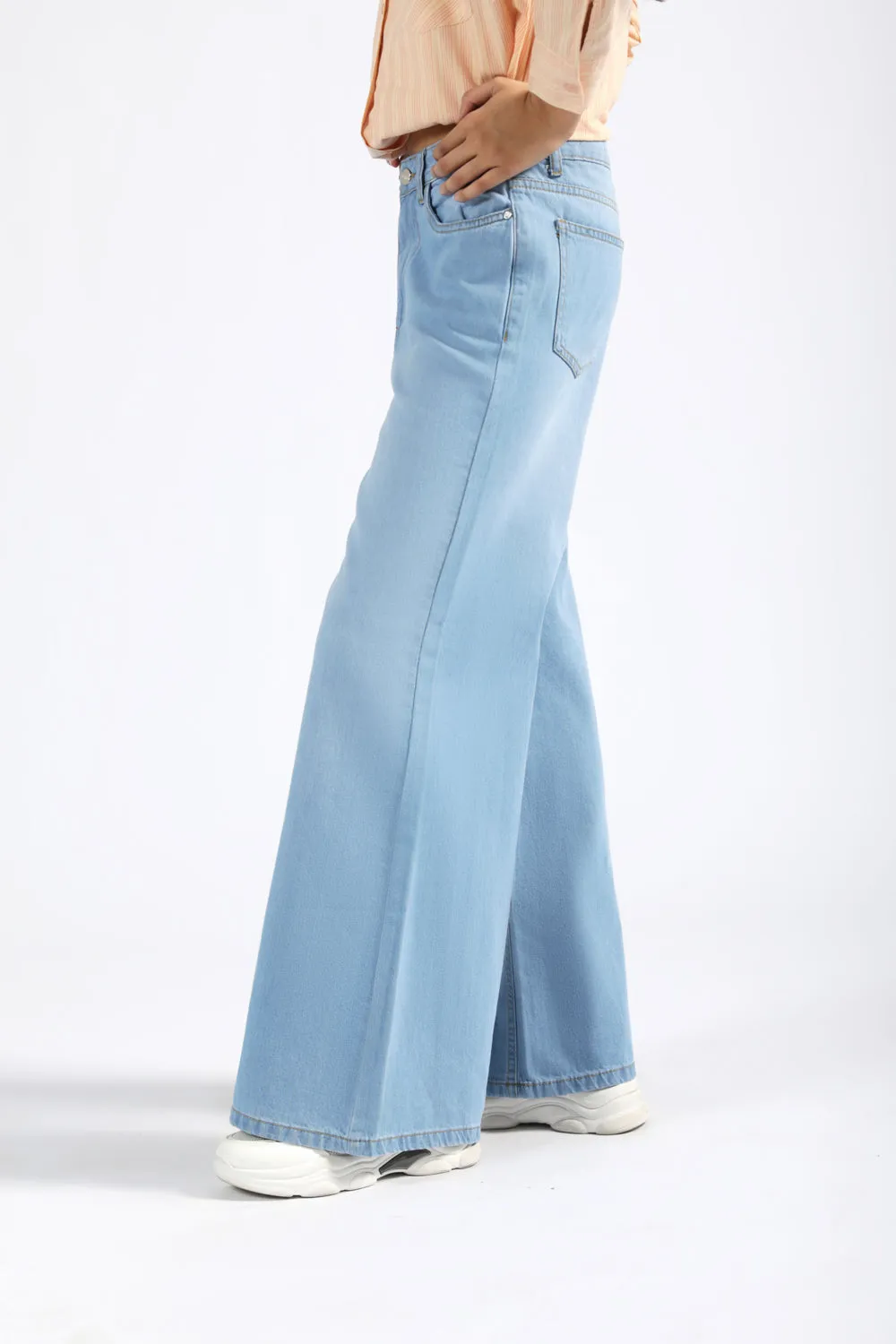 Adjustable Drawcord Hygienic Coating MEGA WIDE FIT DENIM