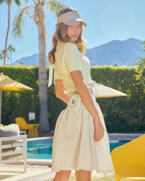 Editorial Look Memory Flare Skirt - Ivory