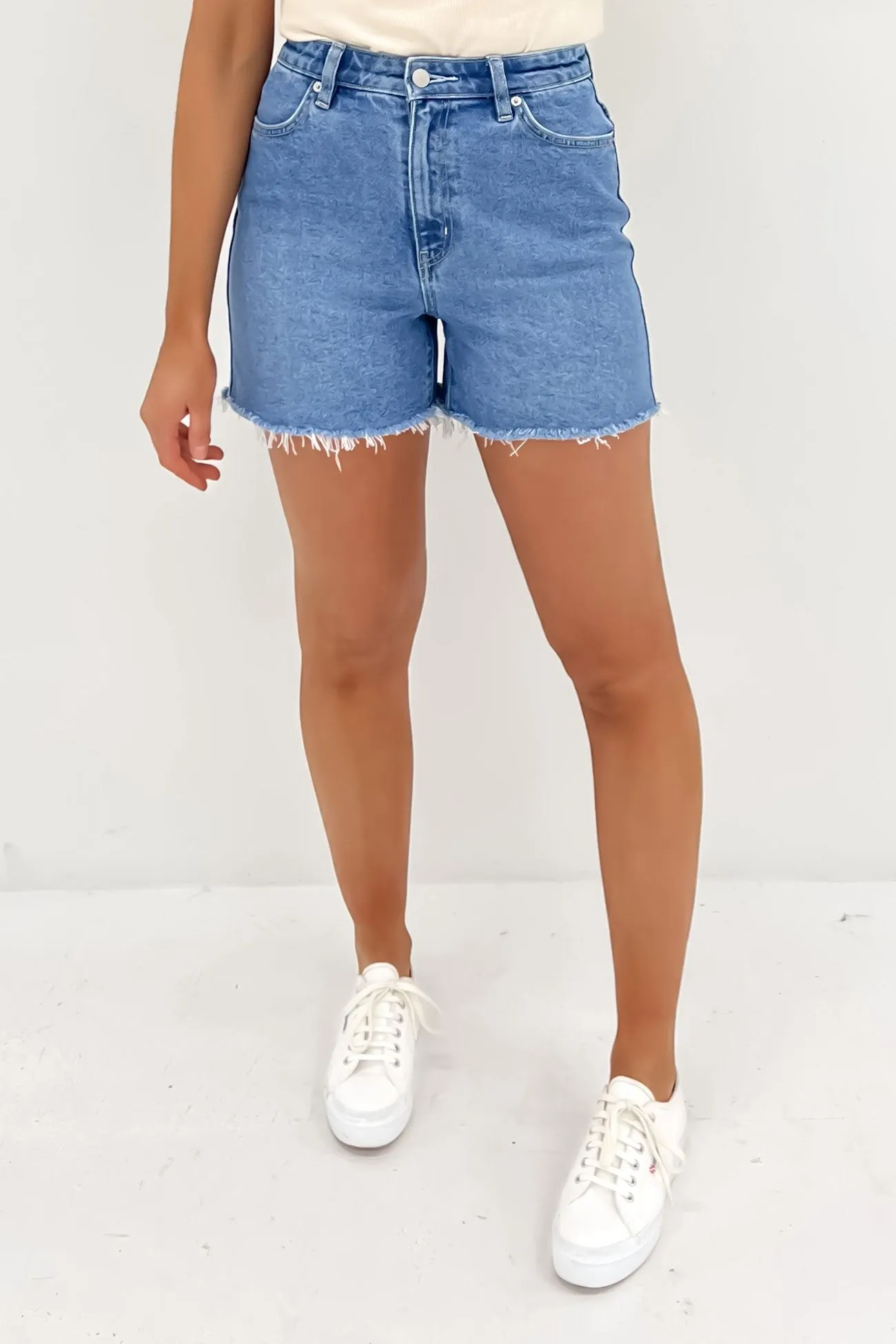 Flame Retardant Coating Flex Foam Insert Girlfriend Short Aura Blue