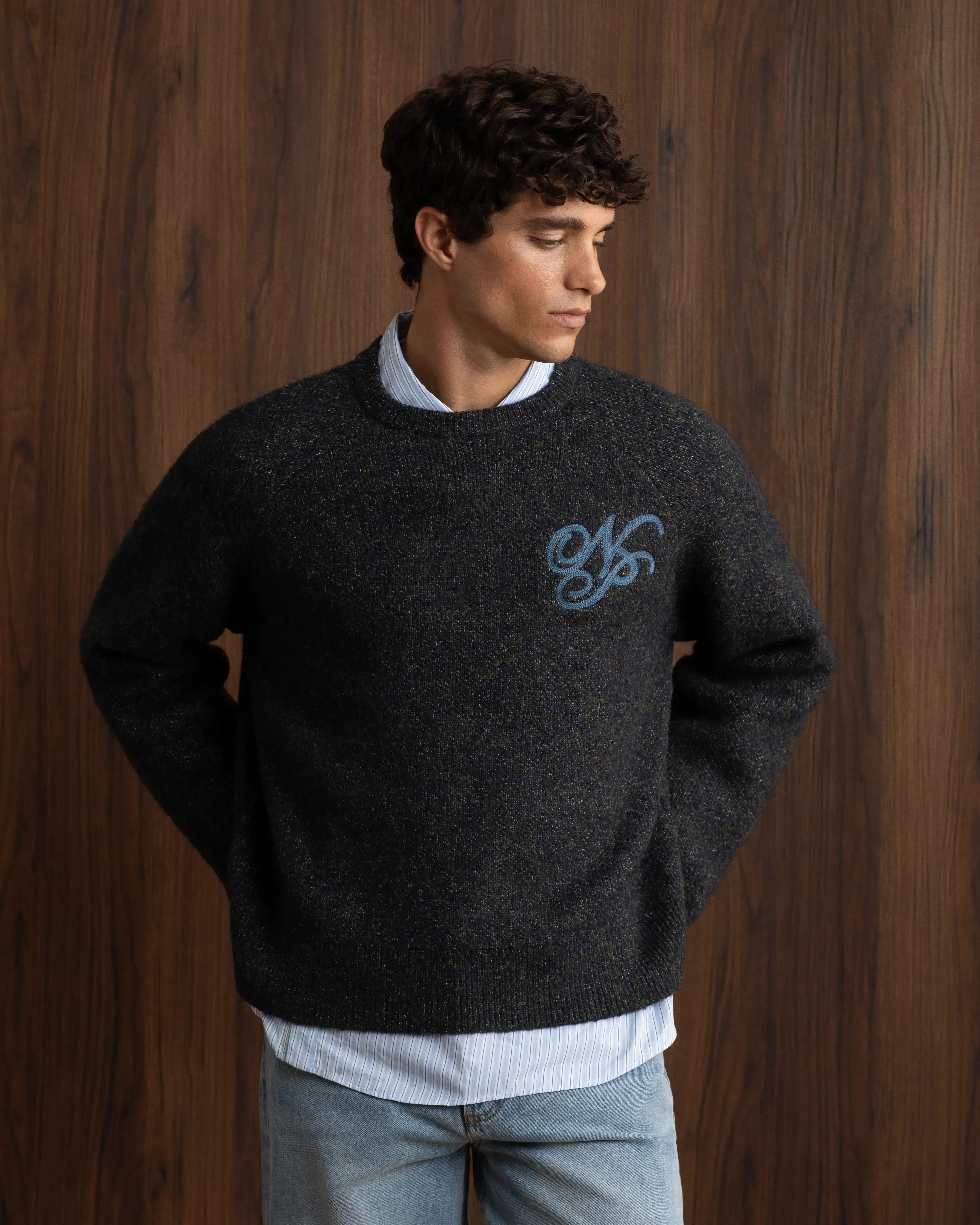 Le Marais Knit Sweater Ash Day Wear Shrinkage Control Treatment