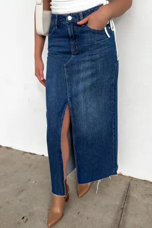 Mid Repair Maxi Skirt Day Dreamer Statement Color Red Carpet Look