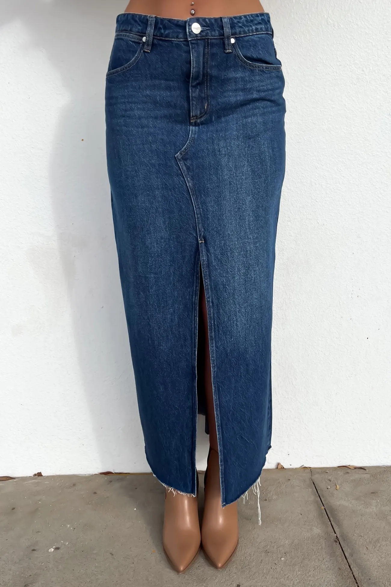 Mid Repair Maxi Skirt Day Dreamer Fashion Pulse Chill Vibe