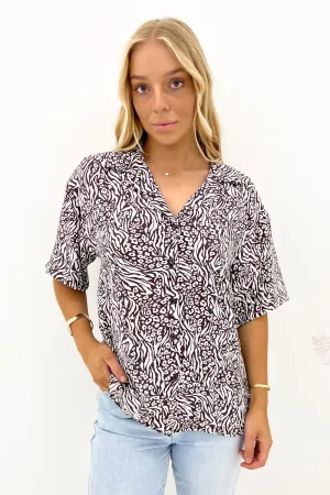 Modern and Soft BreathableMaterial Mika Shirt Print