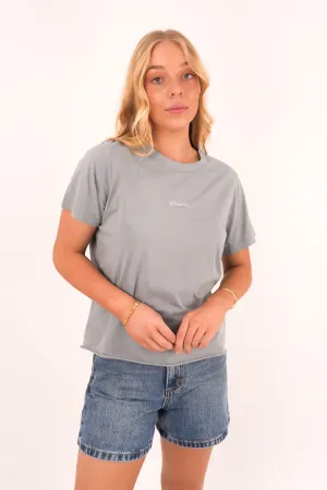 Minimal Thrills Relaxed Tee Smog V neck style Daily Style Trend