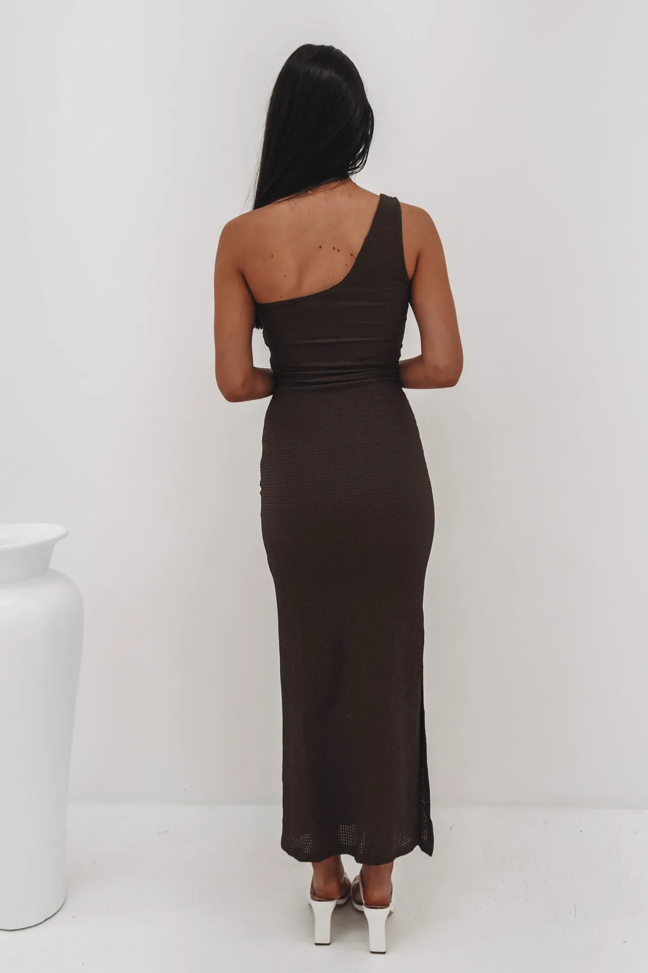Mirador Maxi Dress Brown Elegant Motion