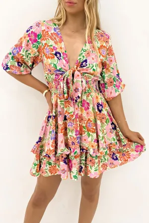 Arlo Mini Dress Celina Form Fitting Bold Cut