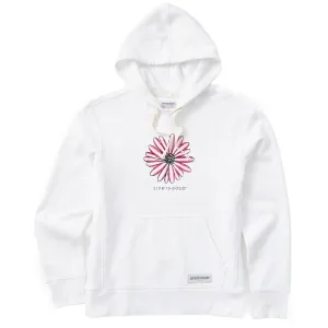 Women's Americana Hand Drawn Daisy Simply True Fleece Hoodie product wedding guest elegance