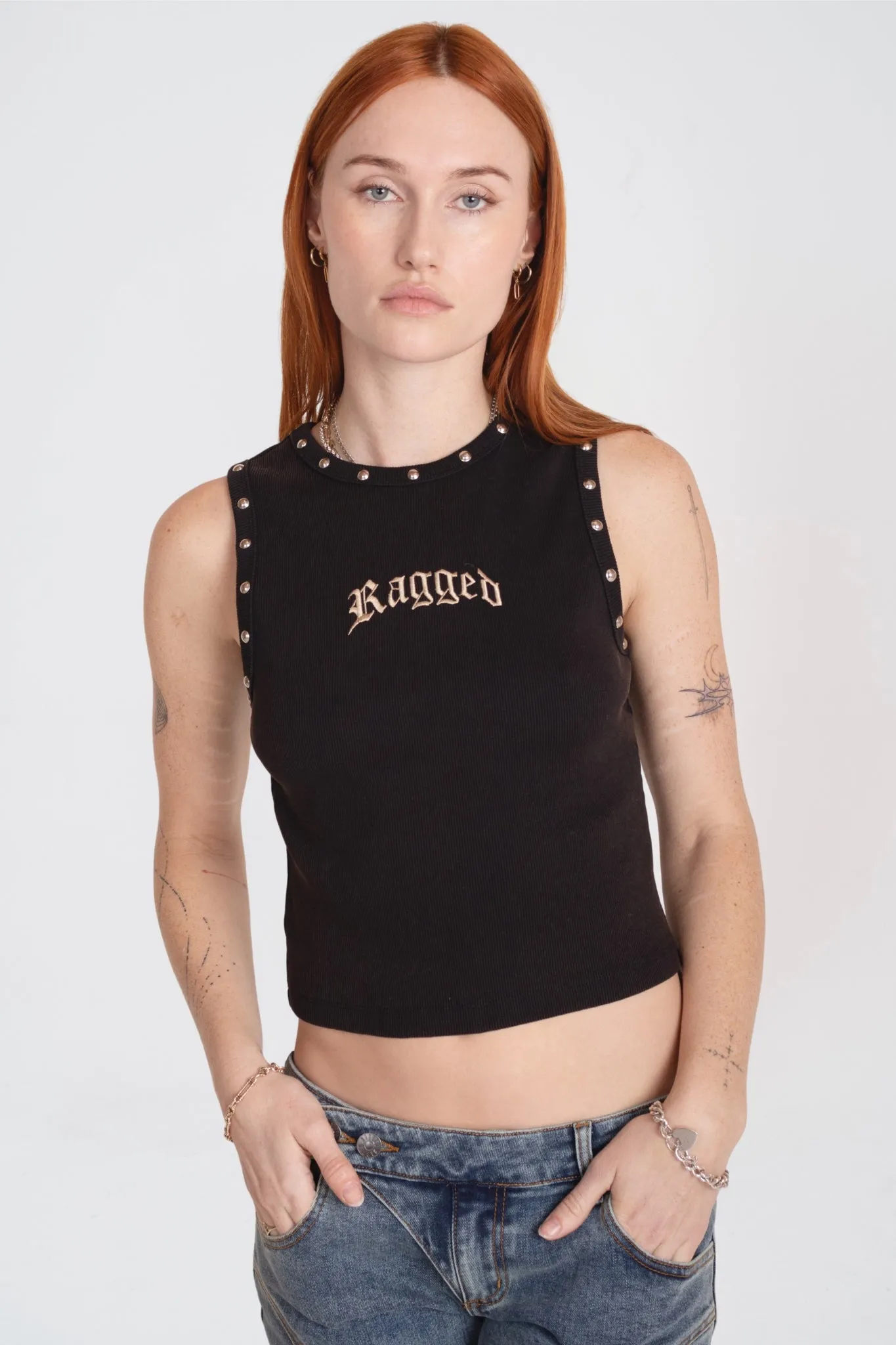 Dream Base Rivet Logo Tank Top