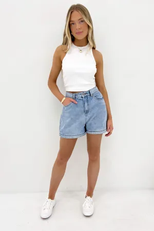 Josie Short Bleach Wrinkle Resistant Material