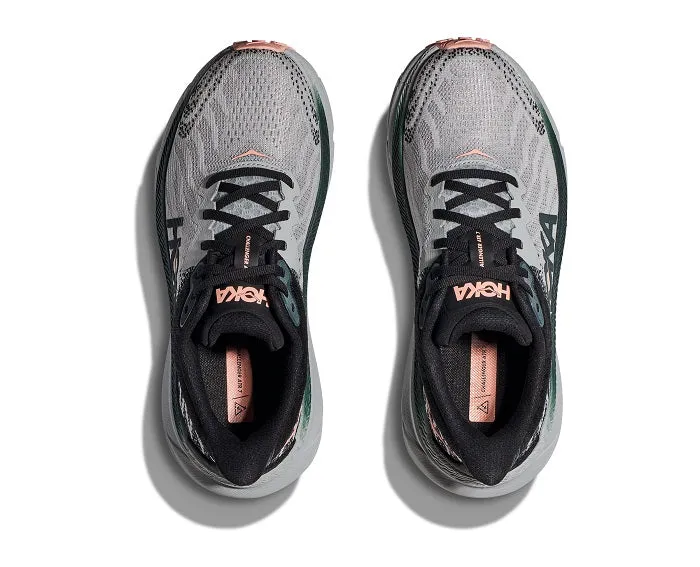 Womens Hoka Challenger ATR 7 Wide in Harbor Mist/Spruce heritage - brand shoes quick - drying shoes