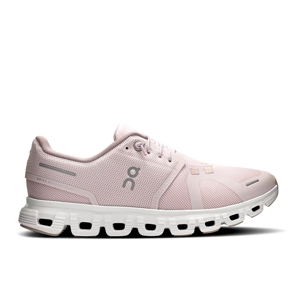 worry - free Womens On Running Cloud 6 in Orchid/Fade