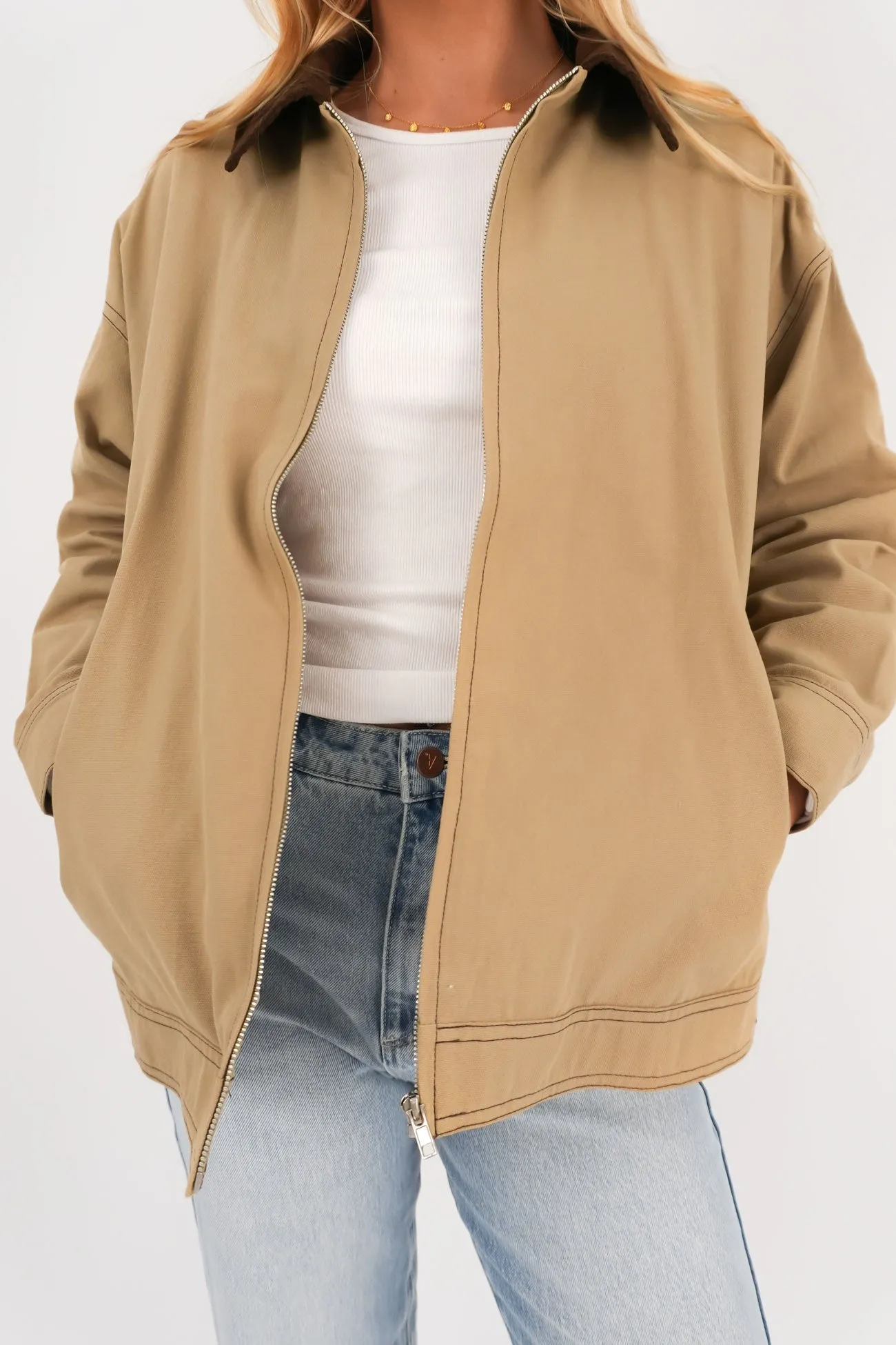 Charles Jacket Natural Modern Day Look