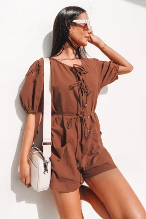 Chantee Playsuit Chocolate Fairy Core QuickDry Technology