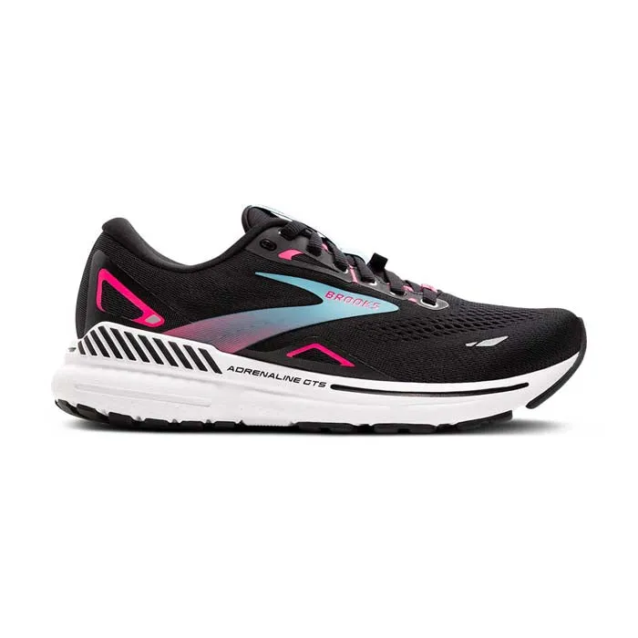 Womens Brooks Running Adrenaline GTS 23 GTX in Black/Knockout Pink/Aqua non - branded