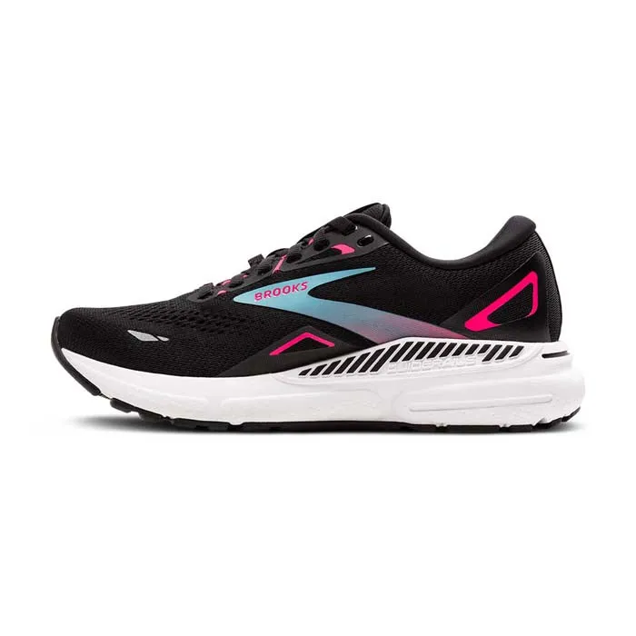 Entry - level lightweight synthetic shoes Womens Brooks Running Adrenaline GTS 23 GTX in Black/Knockout Pink/Aqua