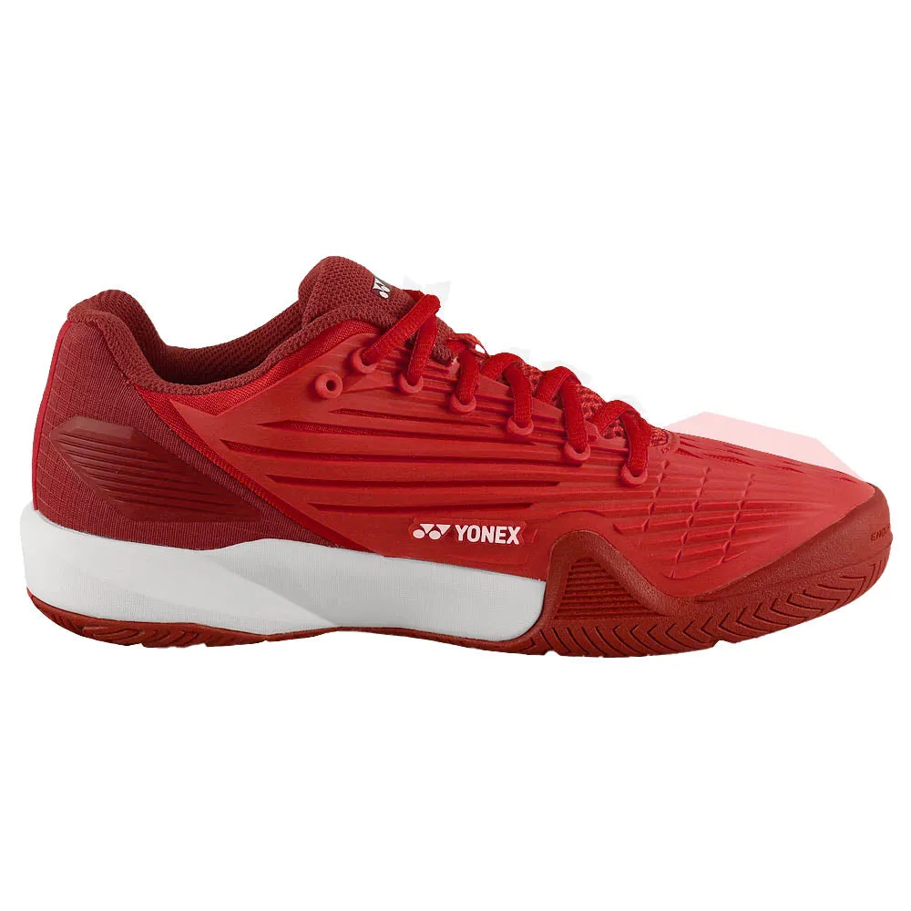 Supportive Design Durable Toe Protection Yonex Women's Eclipsion 5 - Tango Red