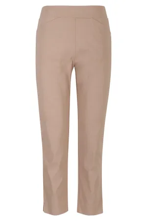 Platinum Bengaline Capri Pants | TOFFEE | 6305A1 Wide fit