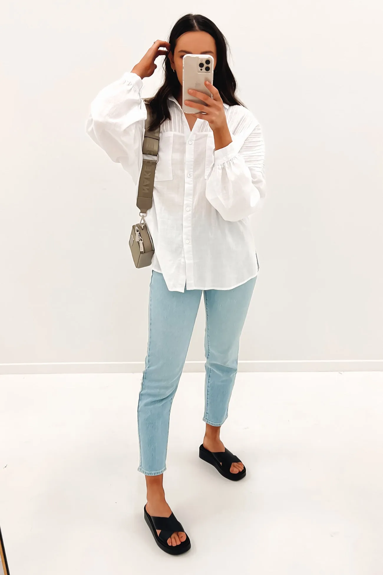 Belle Shirt White Thermal Regulation Layer