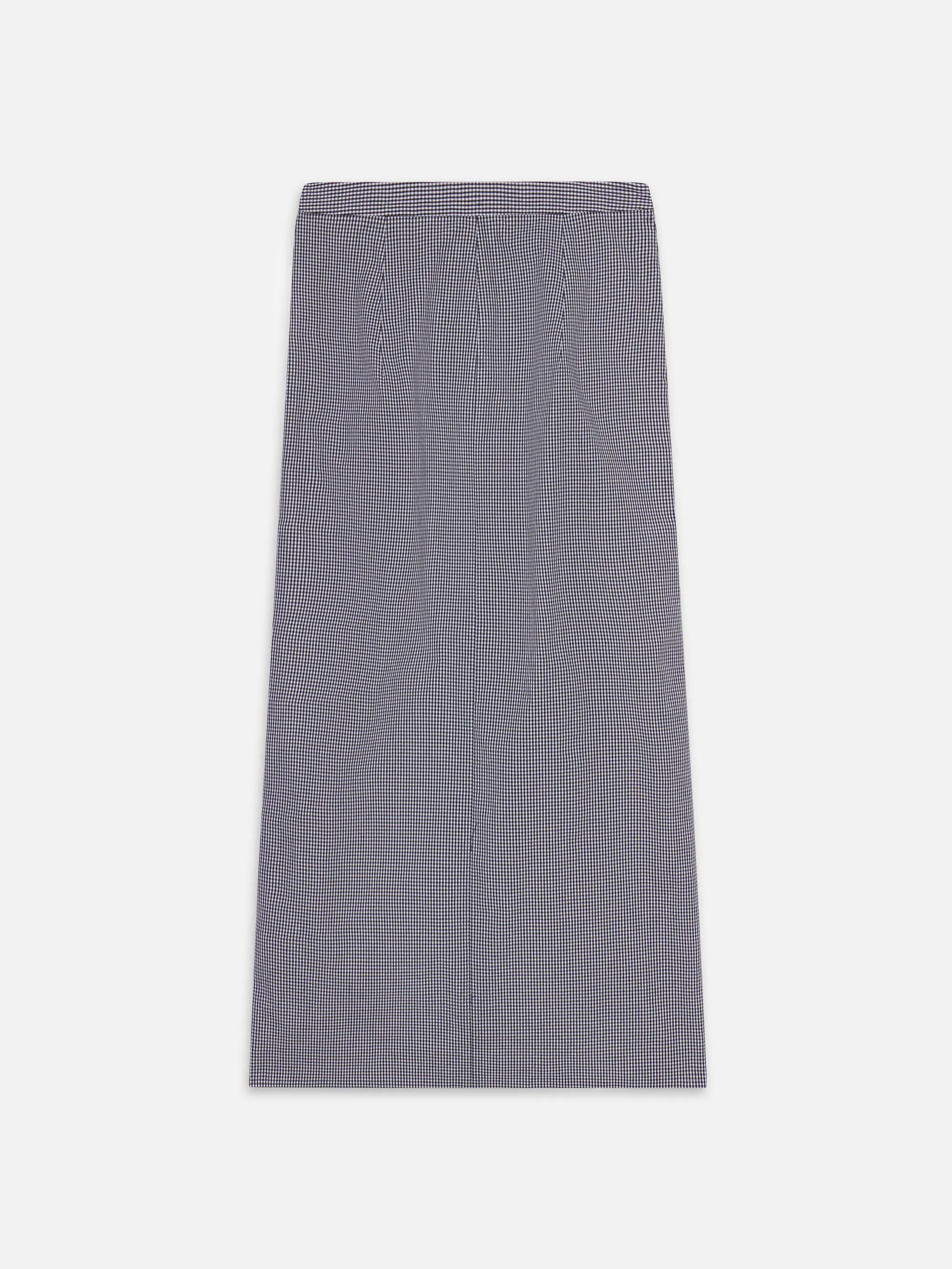 Halo Glow The Check Skirt -- Navy Multi