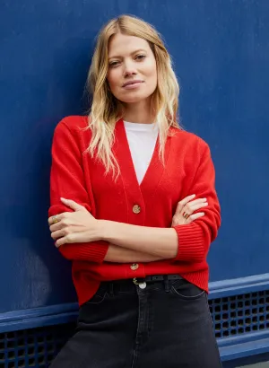 Mya Recycled Pure?Wool?Cardigan FadeResistant Biodegradable Fiber Blend