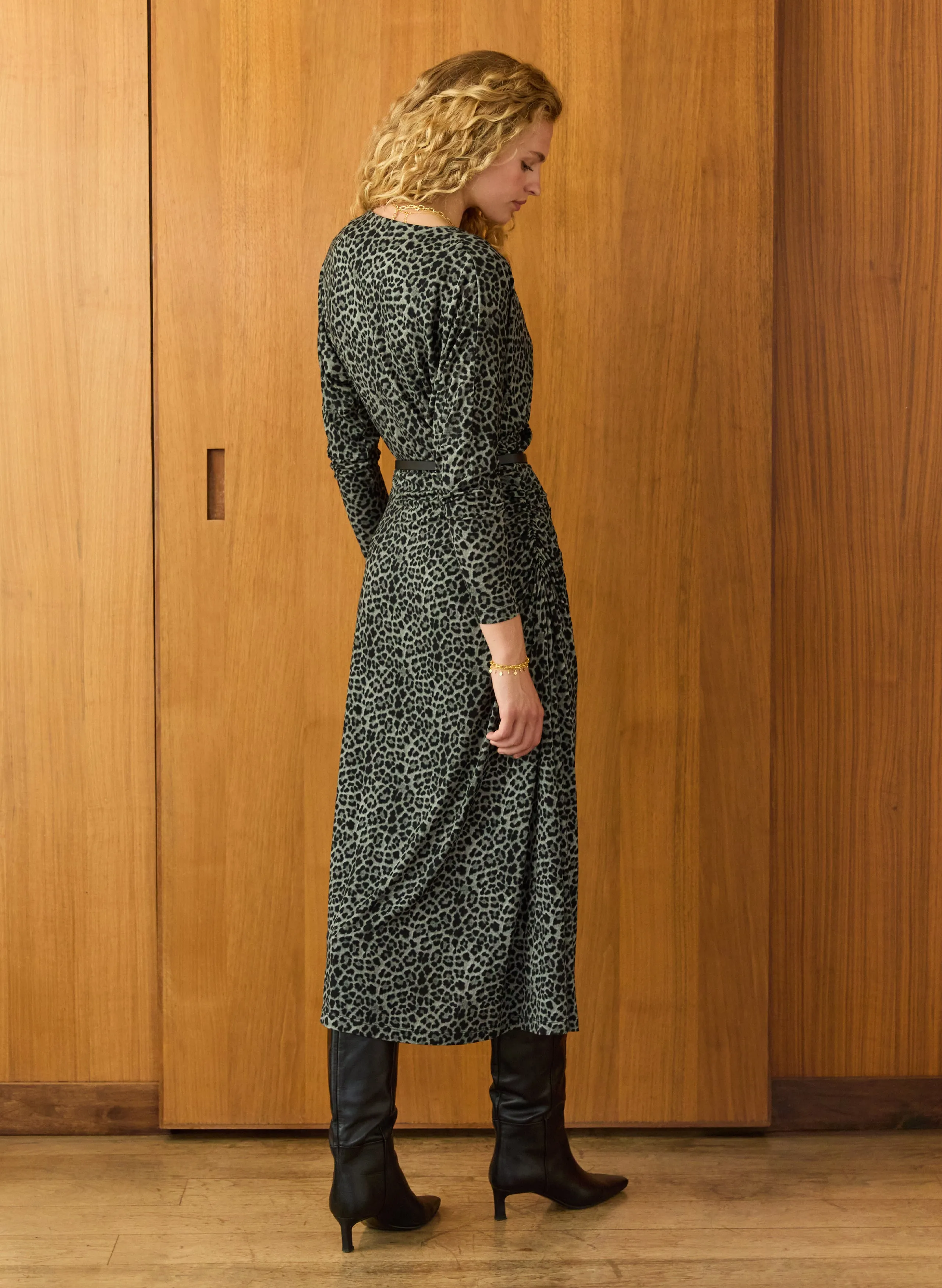 Kylar Printed Jersey?Midi Dress Elegant formal outfit