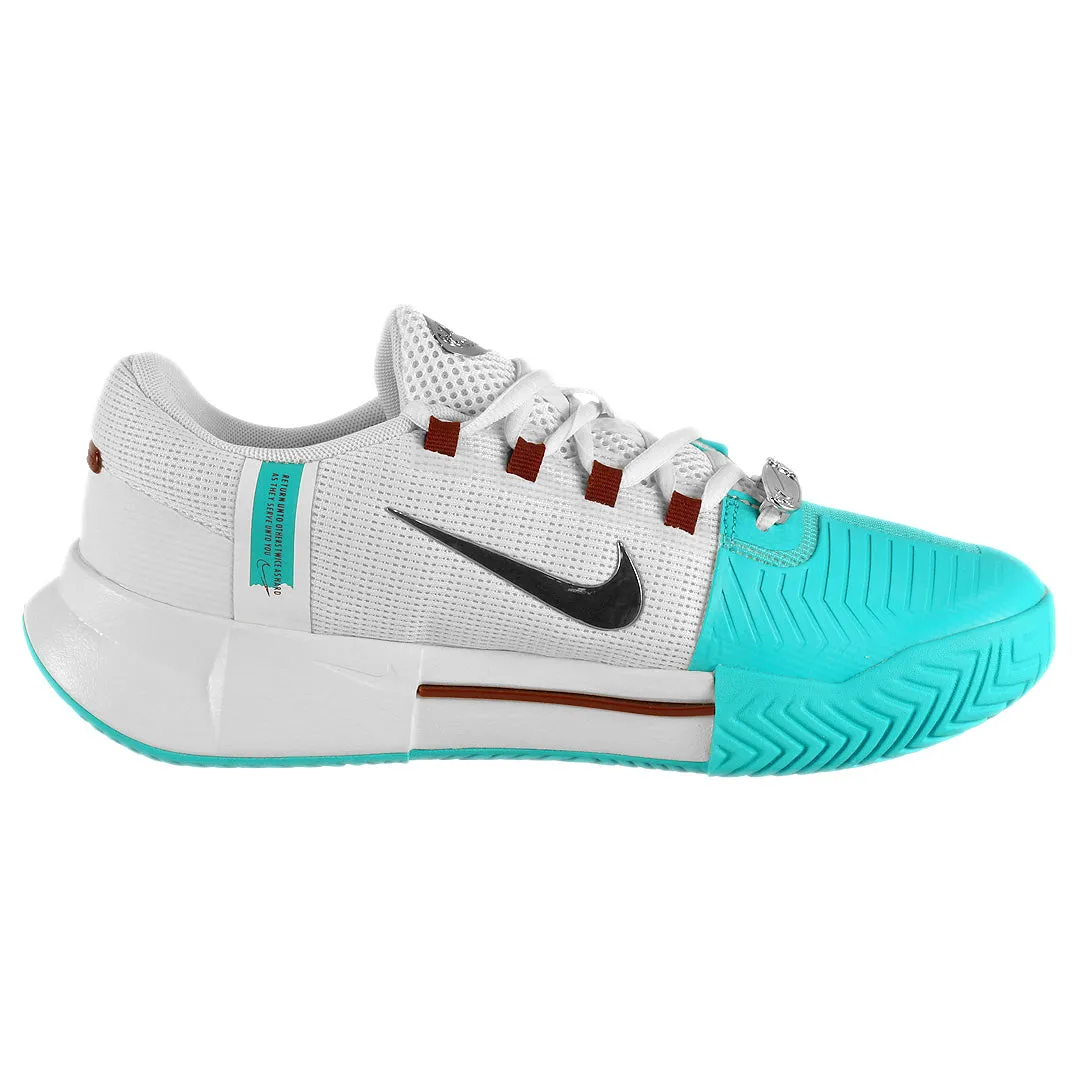 Nike Women's Air Zoom GP Challenge 1 - Premium - Dusty Cactus/Pale Ivory Shock Absorbing Heel Durable Traction Pattern