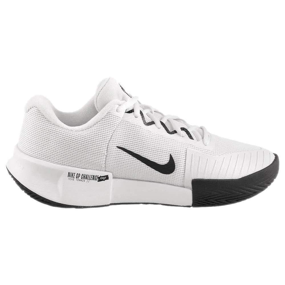 Cushion Sole Multi Directional Tread Nike Women's Air Zoom GP Challenge Pro - White/Black