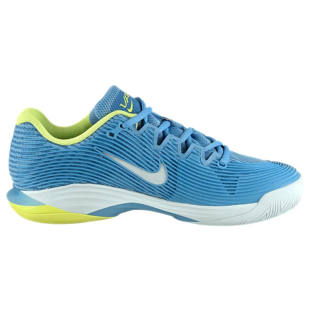 Nike Women's Air Zoom Vapor 12 - Blue Beyond/Glacier Blue Orthopedic Friendly Footbed Fitness Motion