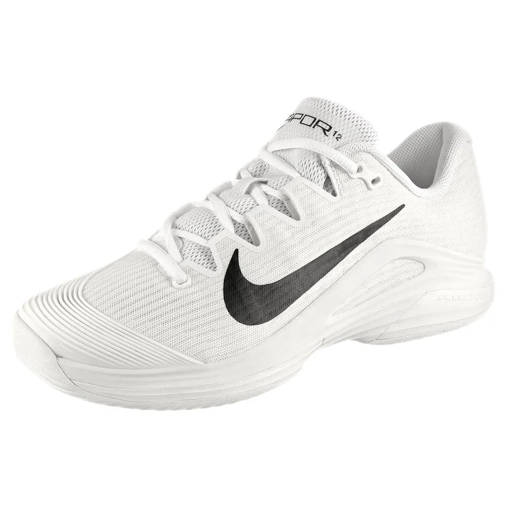Nike Women's Air Zoom Vapor 12 - White/Black Trail Fit