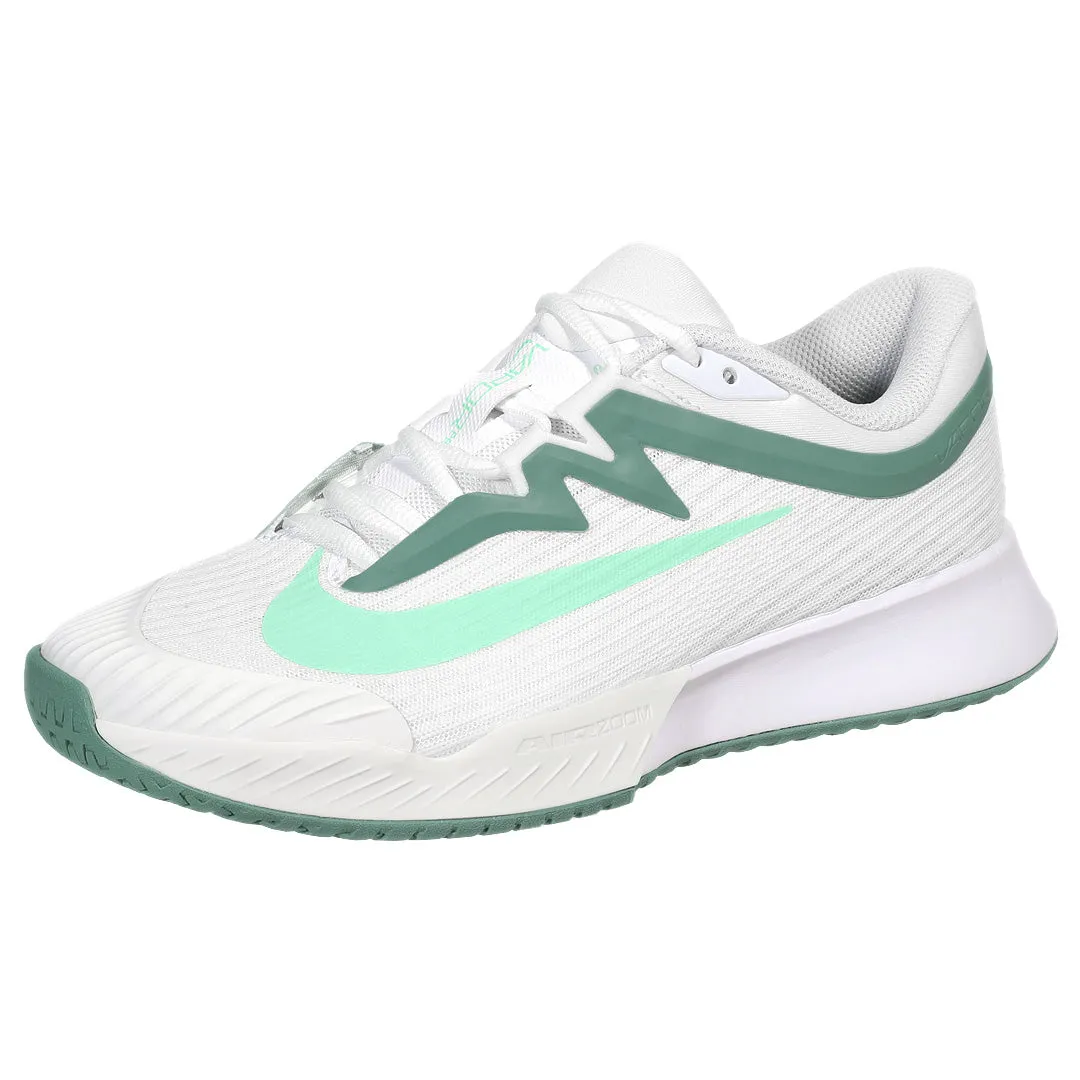 Abrasion Resistant Material Moisture Wicking Liner Nike Women's Air Zoom Vapor Pro 3 - White/Mint Foam
