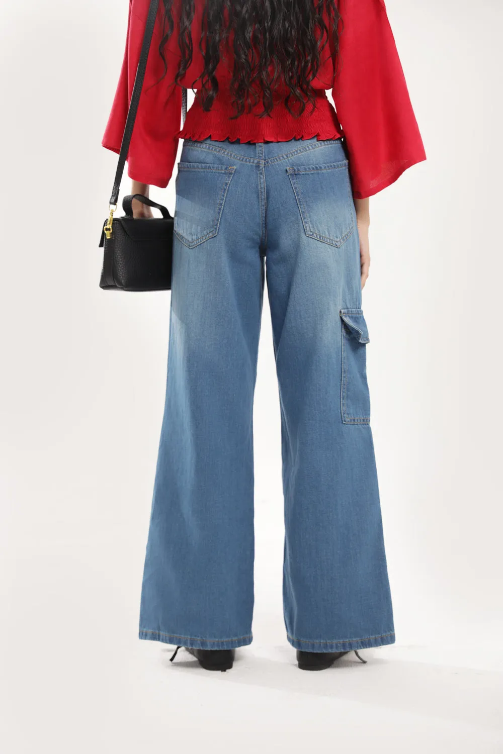 WIDE LEG CARPENTER FIT DENIM Secure Closures ReinforcedSeams