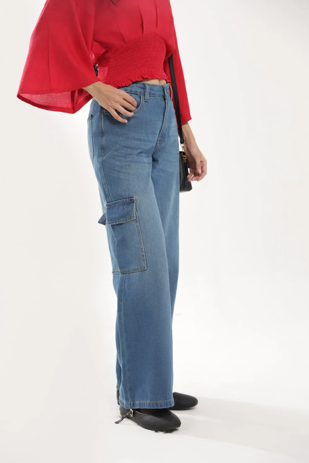 Free Movement Warm Fit WIDE LEG CARPENTER FIT DENIM