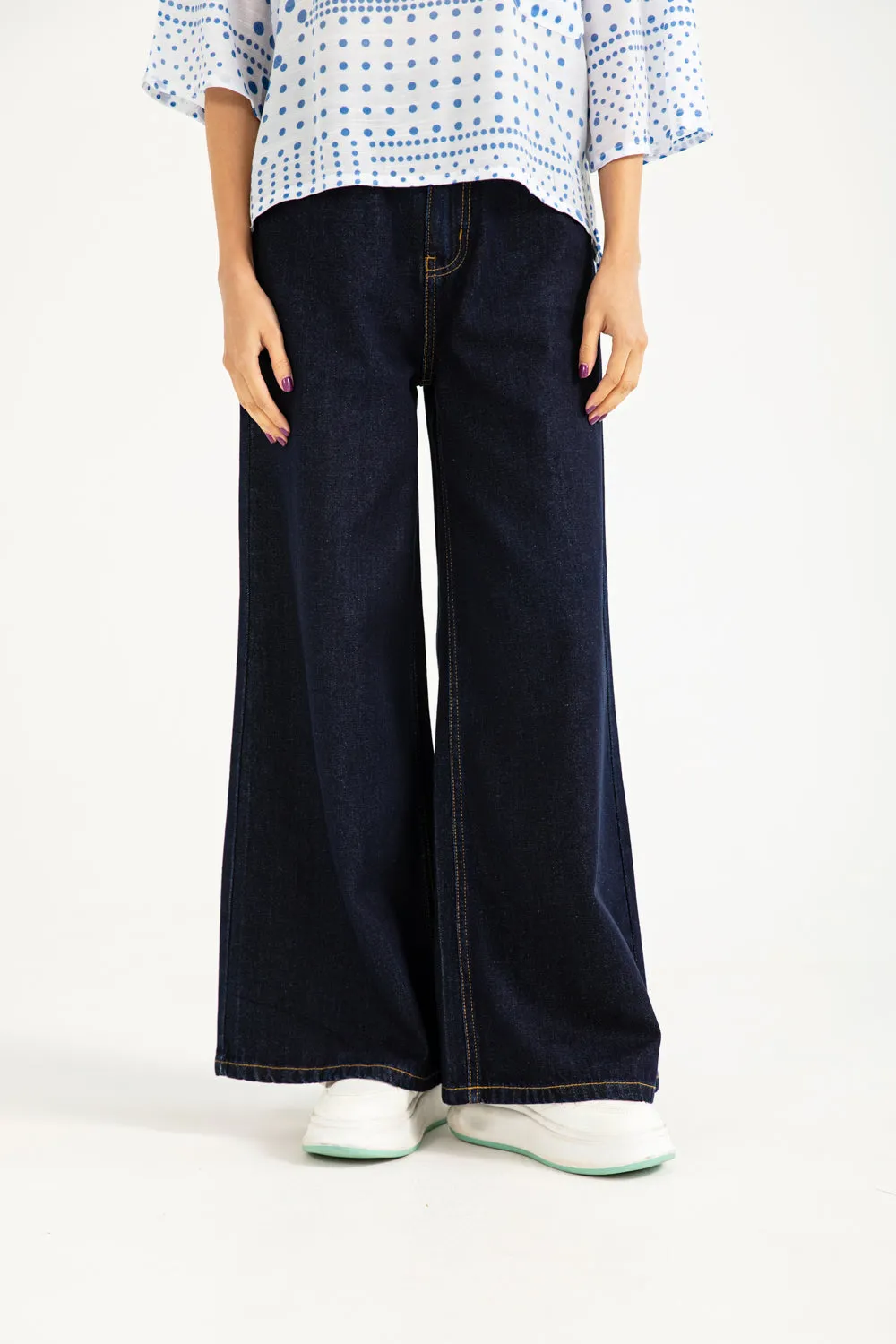 Durable Hemming Anti Snag Threading MEGA WIDE FIT DENIM