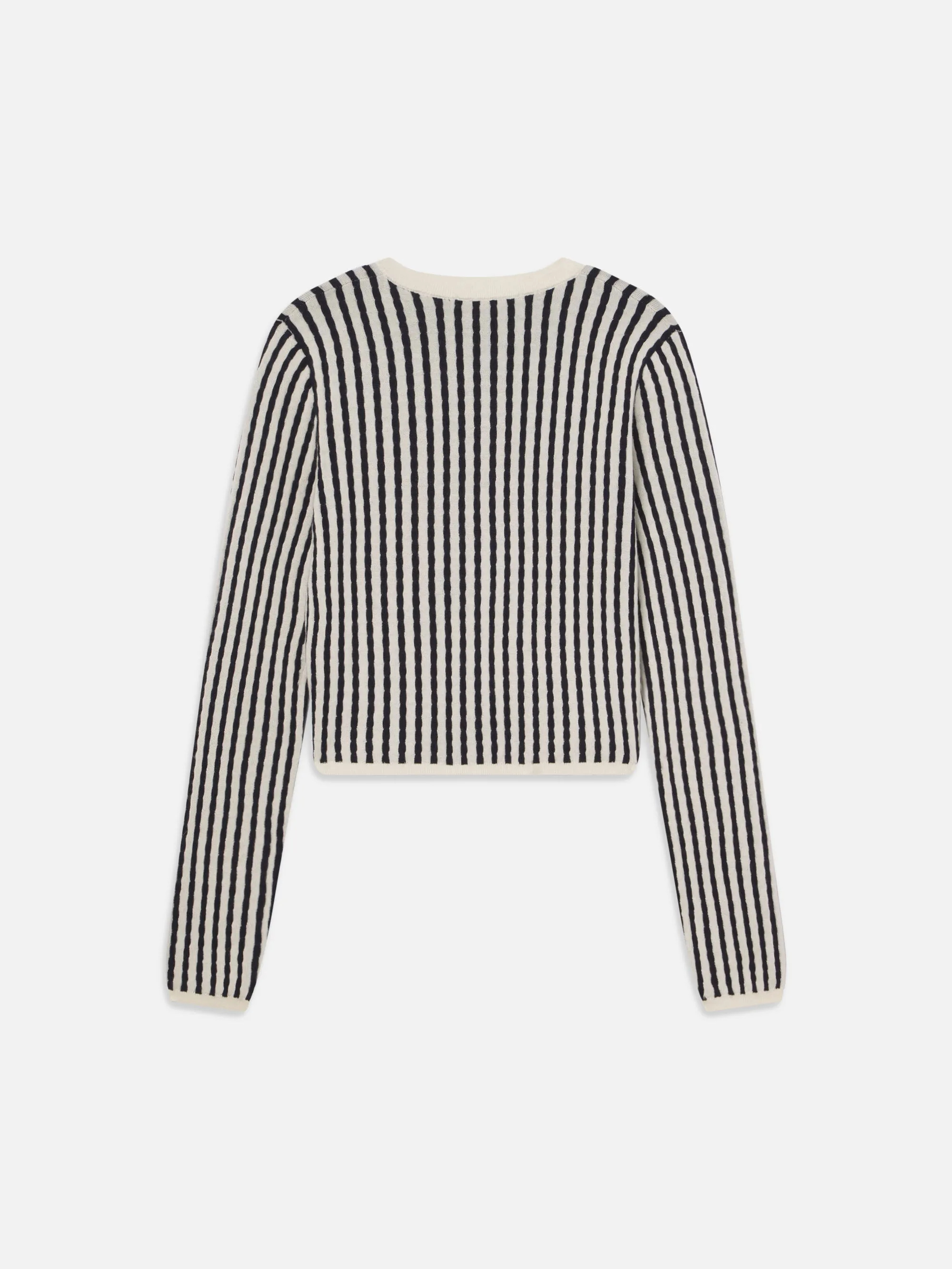 Home Comforted The Cable Cardi -- Navy Multi