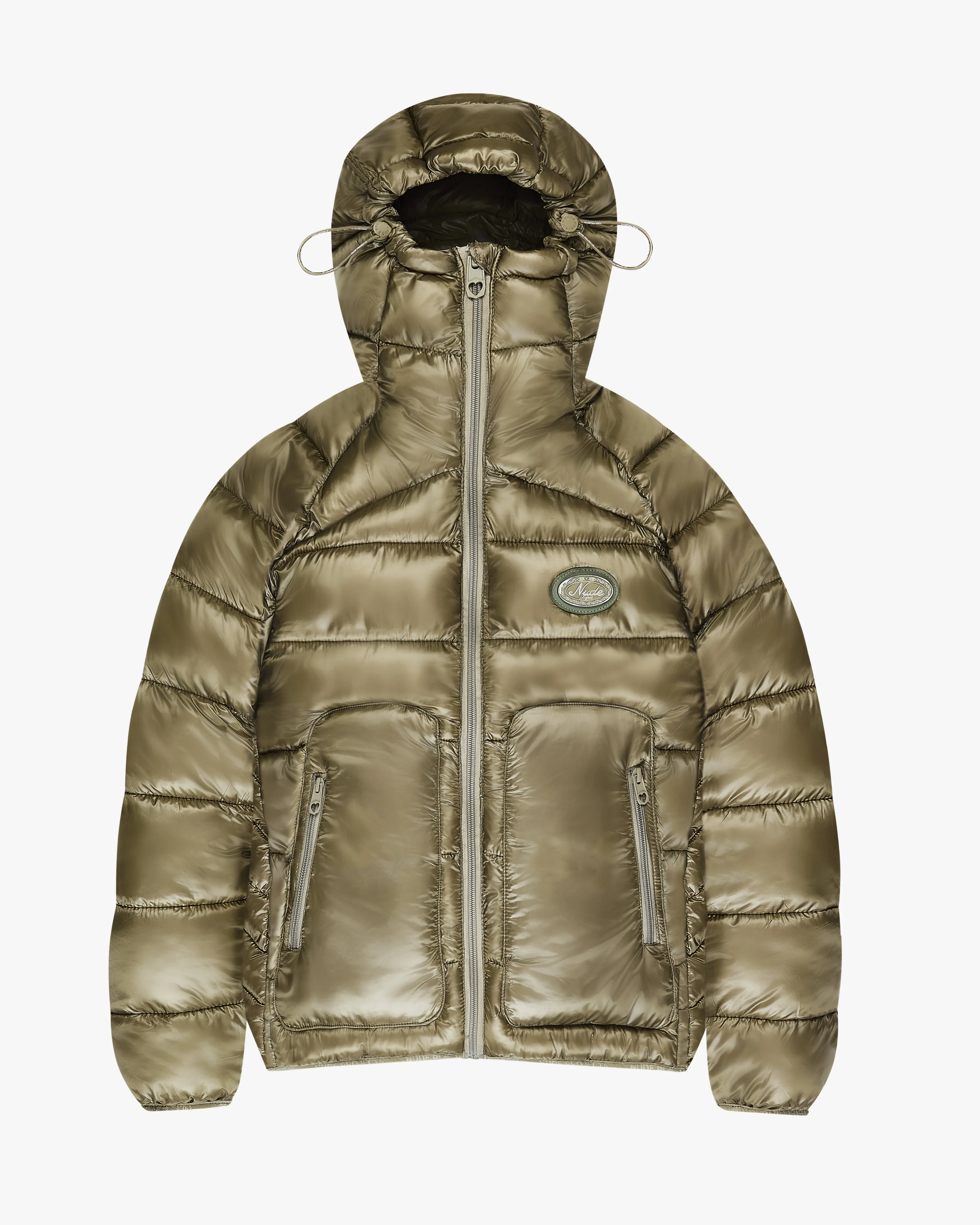 All Day Layering Tear Resistant Iconic Puffer Jacket Olive Green