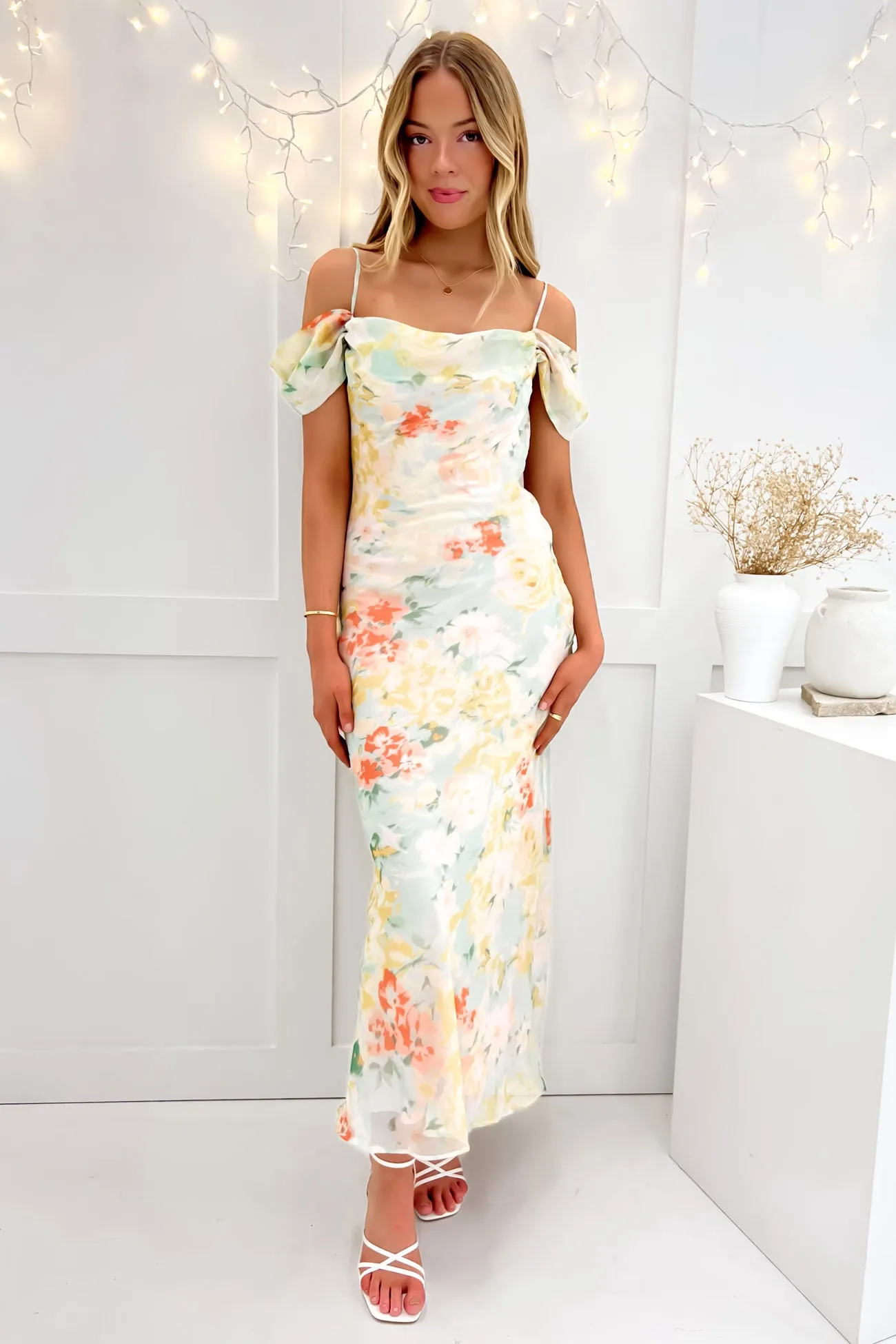 Nydia Midi Dress Misty Travel-Style