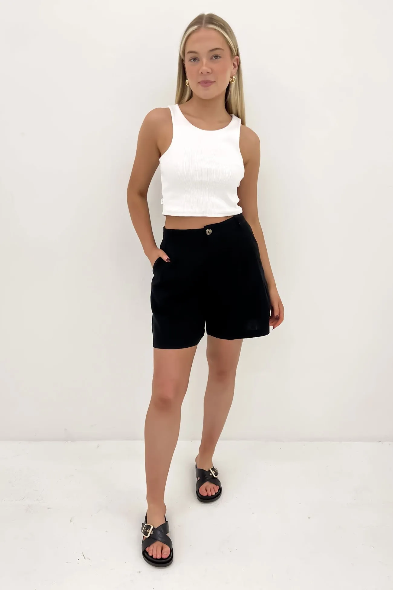 Easy Stretch Fit Oakleigh Short Black
