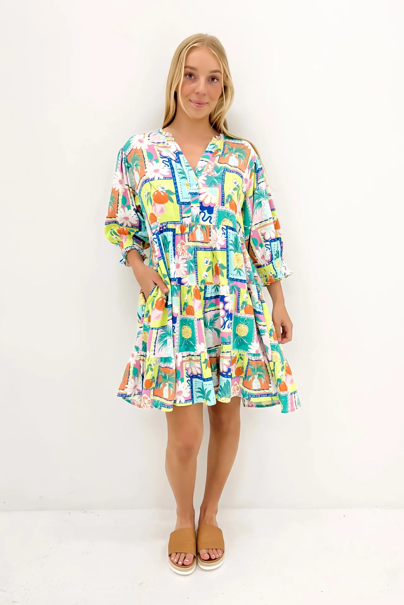 garden wedding Fresh Fit Oaks Mini Dress Amalfi