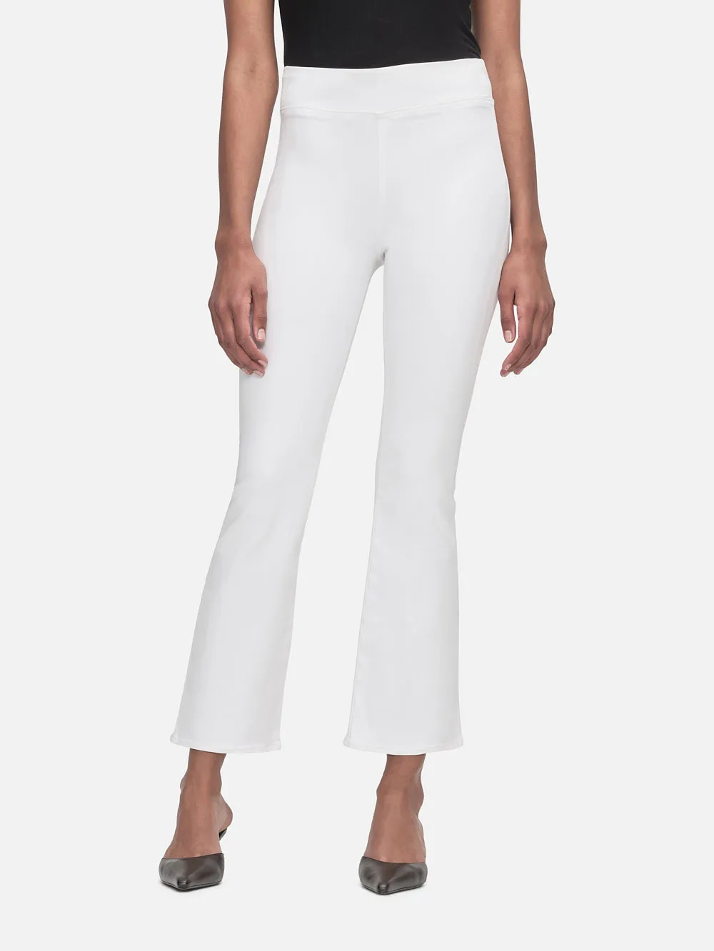 Sporty Layer The Jetset Crop Mini Boot -- White