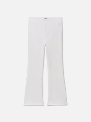 Light Waist The Jetset Crop Mini Boot -- White