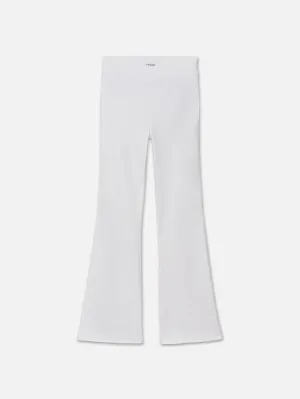 The Jetset Flare -- White All-Day Wear Sleek Appearance