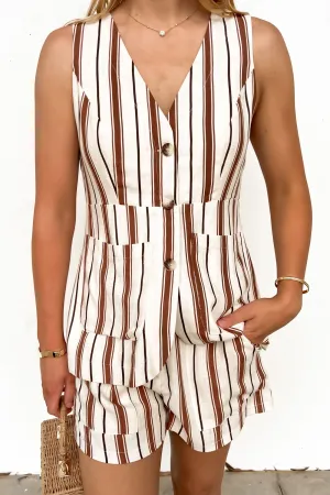 Roxie Vest Ambervale retro look